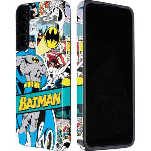 DC Comics Batman Vintage Pose Collage Art Galaxy S22 Pro Case