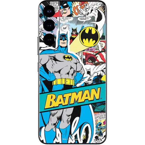 DC Comics Batman Vintage Pose Collage Art Galaxy S22 Skin