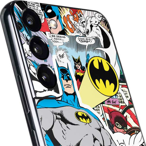 DC Comics Batman Vintage Pose Collage Art Galaxy S22 Skin