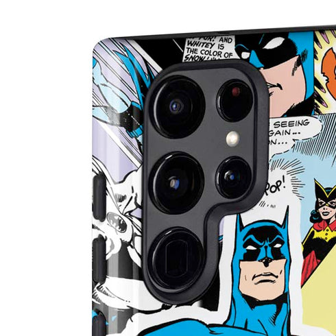 DC Comics Batman Vintage Pose Collage Art Galaxy S22 Ultra Pro Case