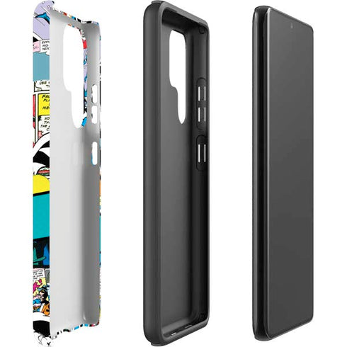 DC Comics Batman Vintage Pose Collage Art Galaxy S22 Ultra Pro Case
