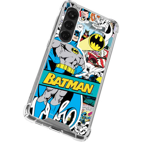 DC Comics Batman Vintage Pose Collage Art Galaxy S23 Clear Case