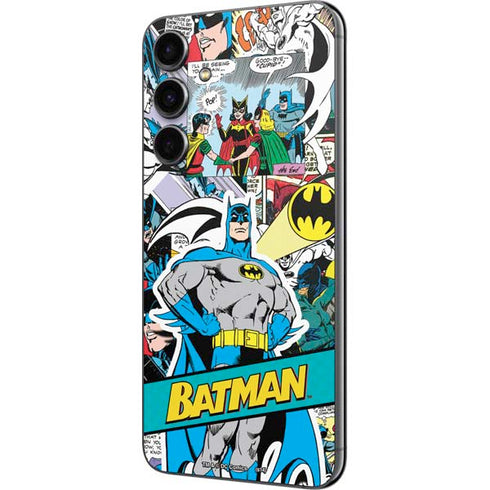 DC Comics Batman Vintage Pose Collage Art Galaxy S23 FE Skin