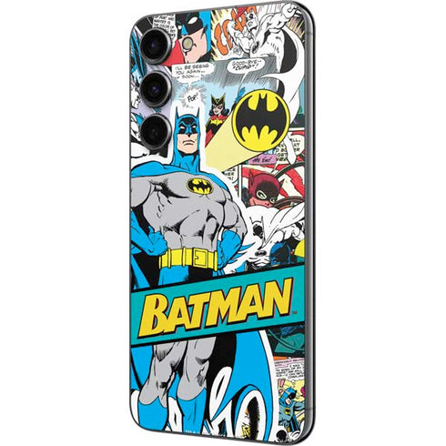 DC Comics Batman Vintage Pose Collage Art Galaxy S23 Plus Skin