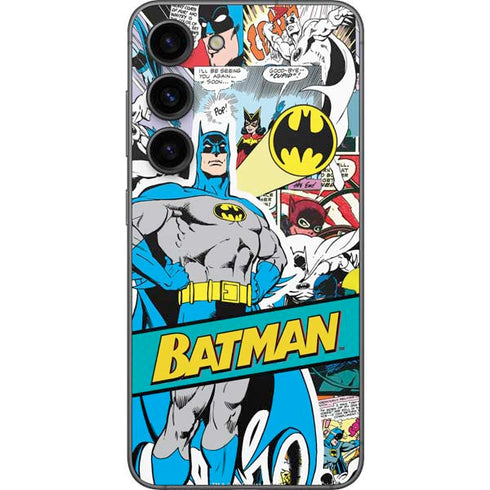 DC Comics Batman Vintage Pose Collage Art Galaxy S23 Skin