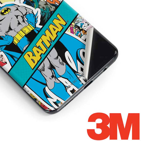 DC Comics Batman Vintage Pose Collage Art Galaxy S9 Plus Skin