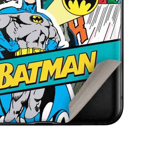 DC Comics Batman Vintage Pose Collage Art Galaxy Z Flip Skin