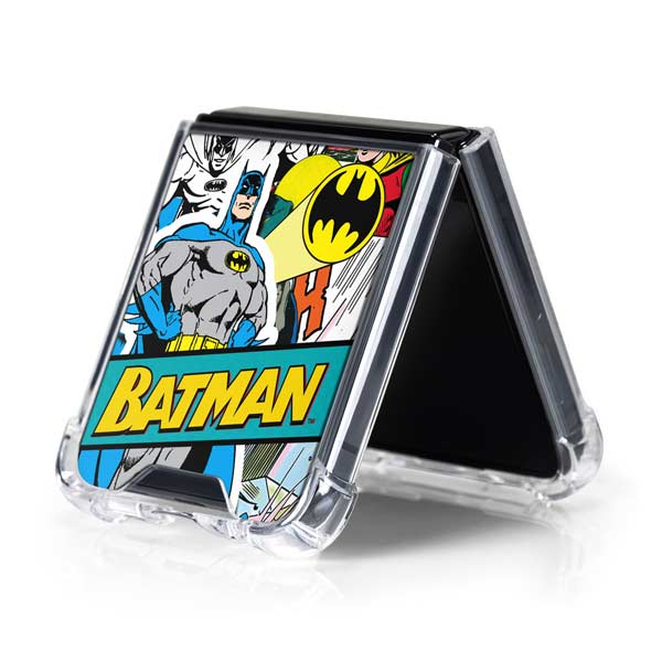 Batman Comic Book Galaxy Z Flip5 5G Clear Case | Skinit