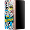 DC Comics Batman Vintage Pose Collage Art Galaxy Z Fold2 5G Skin