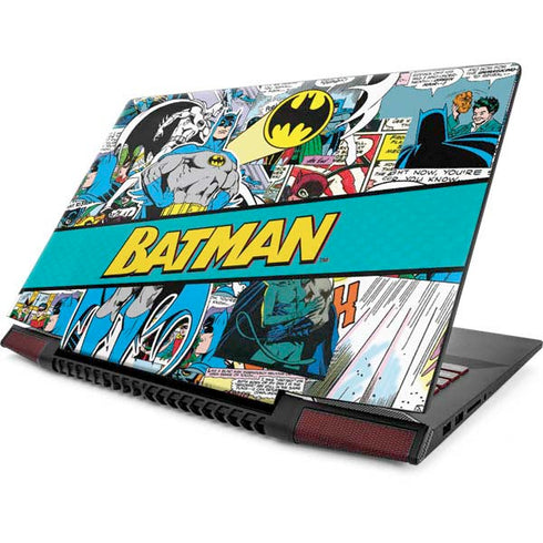 DC Comics Batman Vintage Pose Collage Art Lenovo IdeaPad Skin