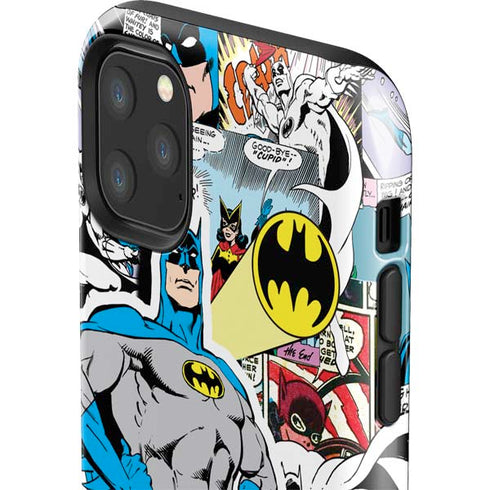 DC Comics Batman Vintage Pose Collage Art iPhone 11 Pro Max Impact Case