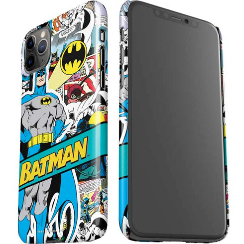 DC Comics Batman Vintage Pose Collage Art iPhone 11 Pro Max Lite Case