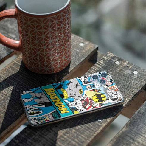 DC Comics Batman Vintage Pose Collage Art iPhone 11 Pro Max Skin