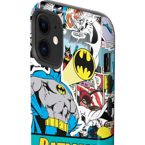 DC Comics Batman Vintage Pose Collage Art iPhone 12 Impact Case