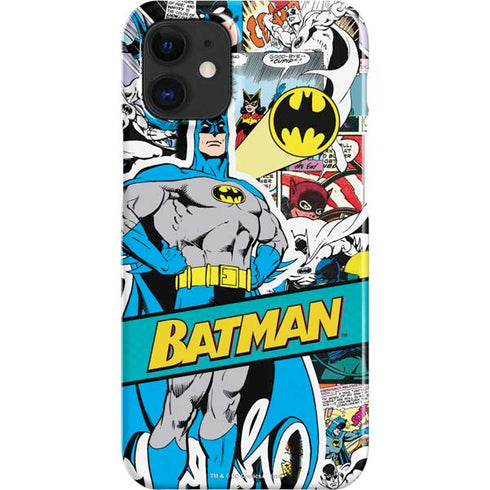 DC Comics Batman Vintage Pose Collage Art iPhone 12 Mini Lite Case