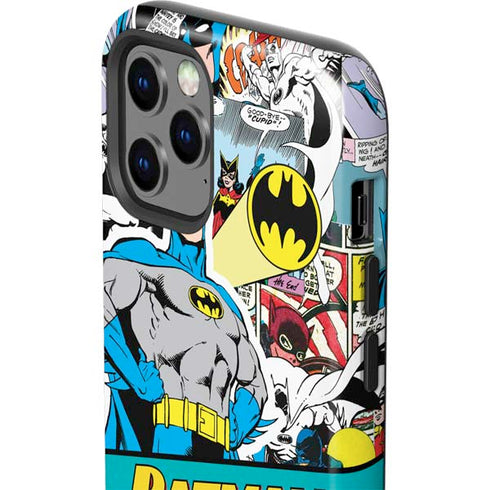 DC Comics Batman Vintage Pose Collage Art iPhone 12 Pro Max Impact Case