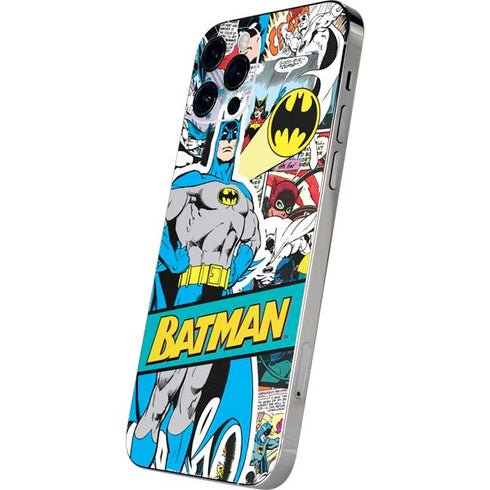 DC Comics Batman Vintage Pose Collage Art iPhone 12 Pro Max Skin
