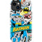 DC Comics Batman Vintage Pose Collage Art iPhone 15 Plus Impact Case