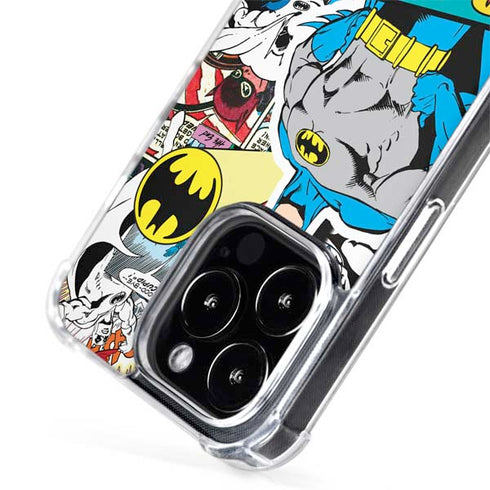 DC Comics Batman Vintage Pose Collage Art iPhone 14 Pro Max MagSafe Case