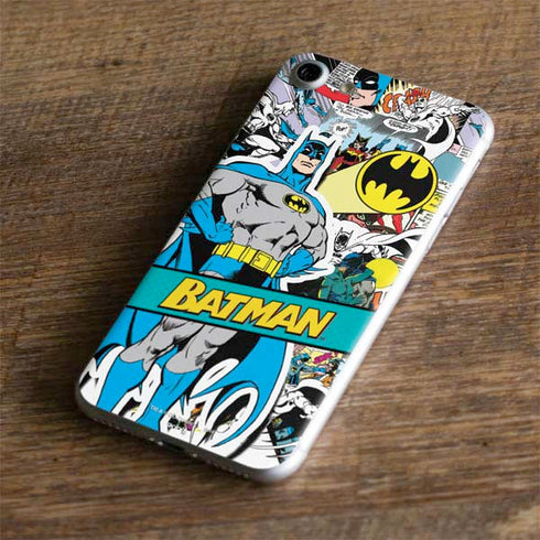 DC Comics Batman Vintage Pose Collage Art iPhone 7 Skin