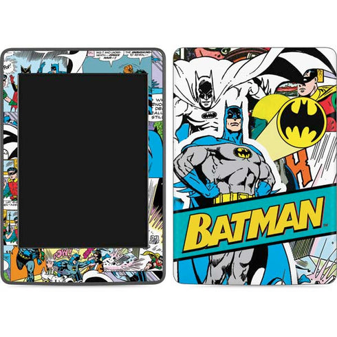 DC Comics Batman Vintage Pose Collage Art Amazon Kindle Skin