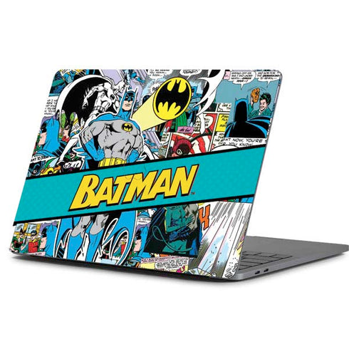 DC Comics Batman Vintage Pose Collage Art Apple MacBook Pro 13-inch Skin