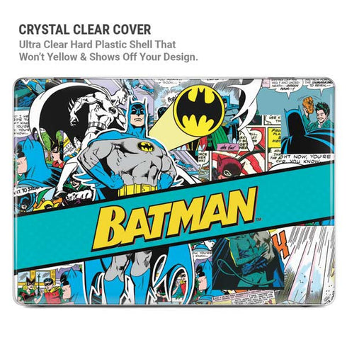 DC Comics Batman Vintage Pose Collage Art MacBook Pro 16in (2021-25) Case plus Skin