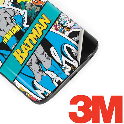 DC Comics Batman Vintage Pose Collage Art Moto G6 Skin