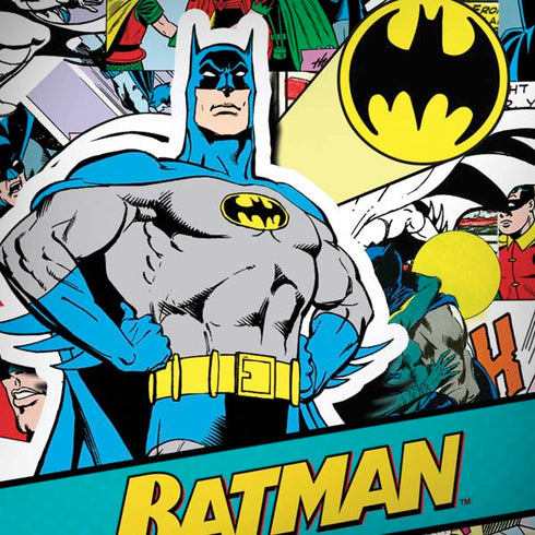 DC Comics Batman Vintage Pose Collage Art Moto G6 Skin