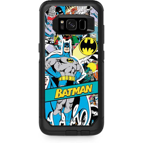 DC Comics Batman Vintage Pose Collage Art Otterbox Commuter Galaxy Skin