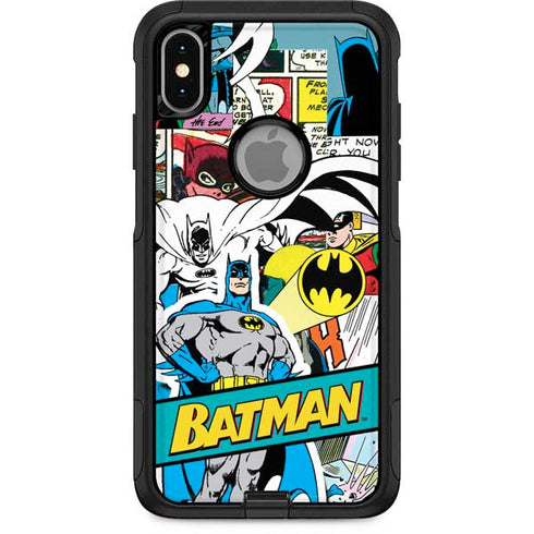 DC Comics Batman Vintage Pose Collage Art Otterbox Commuter iPhone Skin