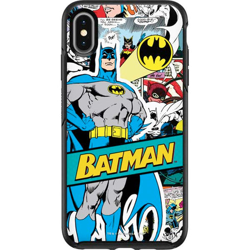 DC Comics Batman Vintage Pose Collage Art Otterbox Symmetry iPhone Skin