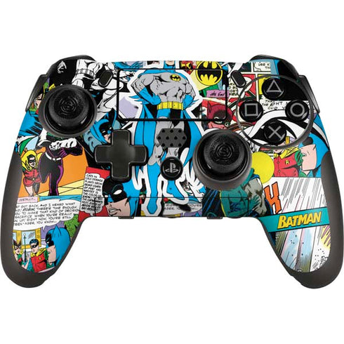 DC Comics Batman Vintage Pose Collage Art PlayStation Scuf Vantage 2 Controller Skin