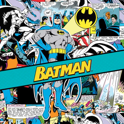 DC Comics Batman Vintage Pose Collage Art PS4 Console and Controller Bundle Skin