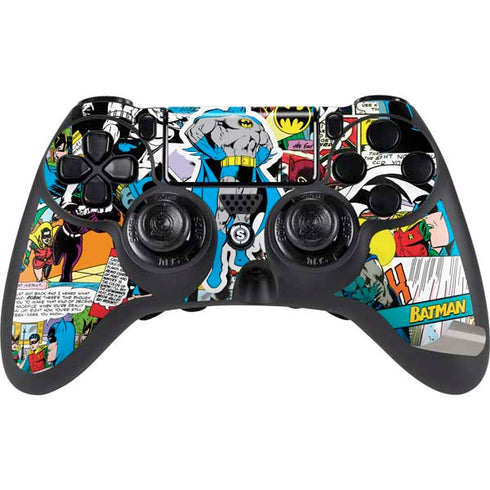 DC Comics Batman Vintage Pose Collage Art PS4/PC SCUF Impact Controller Skin