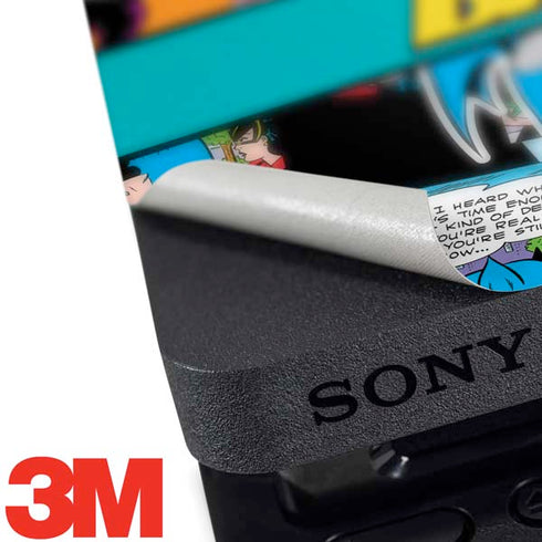 DC Comics Batman Vintage Pose Collage Art PS4 Pro Bundle Skin