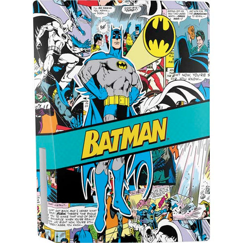 DC Comics Batman Vintage Pose Collage Art PS5 Console Skin