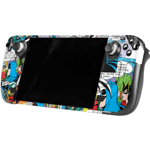 DC Comics Batman Vintage Pose Collage Art Steam Deck Handheld Gaming Computer Skin