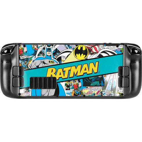 DC Comics Batman Vintage Pose Collage Art Steam Deck Handheld Gaming Computer Skin