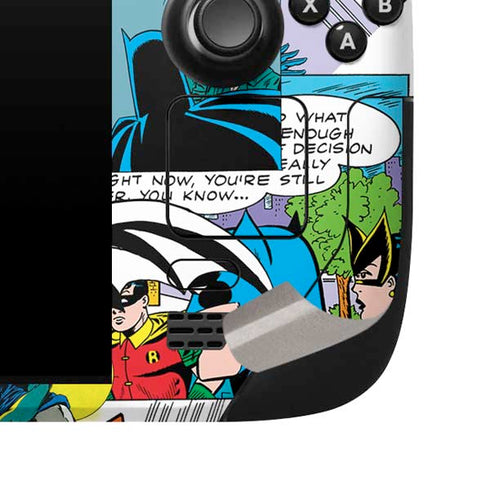 DC Comics Batman Vintage Pose Collage Art Steam Deck Handheld Gaming Computer Skin