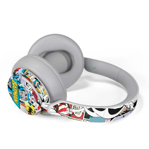 DC Comics Batman Vintage Pose Collage Art Surface Headphones Skin