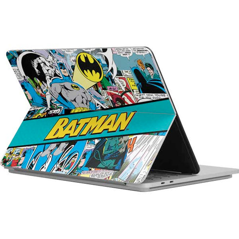 DC Comics Batman Vintage Pose Collage Art Surface Laptop Studio Skin
