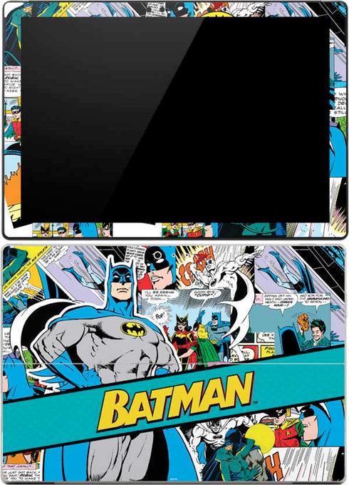 DC Comics Batman Vintage Pose Collage Art Surface Pro 4 Skin