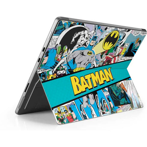 DC Comics Batman Vintage Pose Collage Art Surface Pro 8 Skin