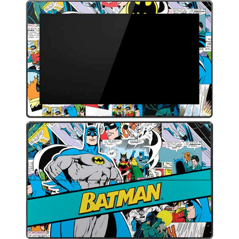 DC Comics Batman Vintage Pose Collage Art Surface Pro Tablet Skin