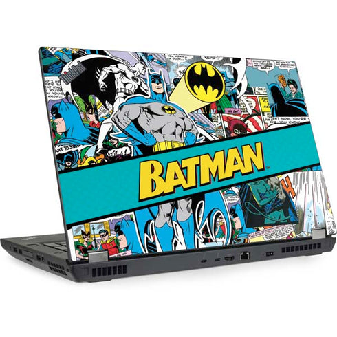 DC Comics Batman Vintage Pose Collage Art Lenovo ThinkPad Skin