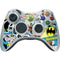 DC Comics Batman Vintage Pose Collage Art Xbox 360 Wireless Controller Skin