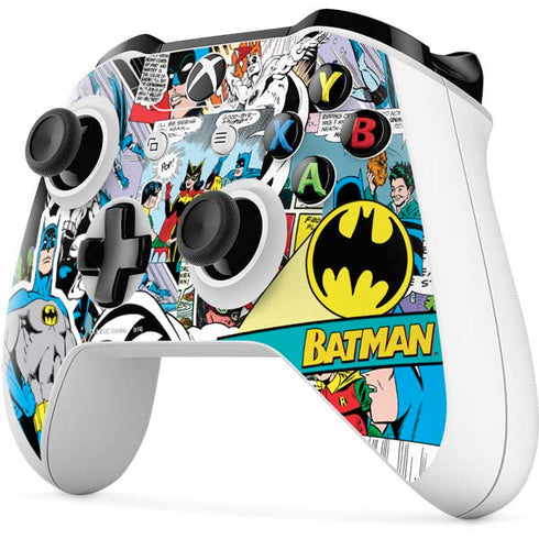 DC Comics Batman Vintage Pose Collage Art Xbox One S All-Digital Edition Bundle Skin