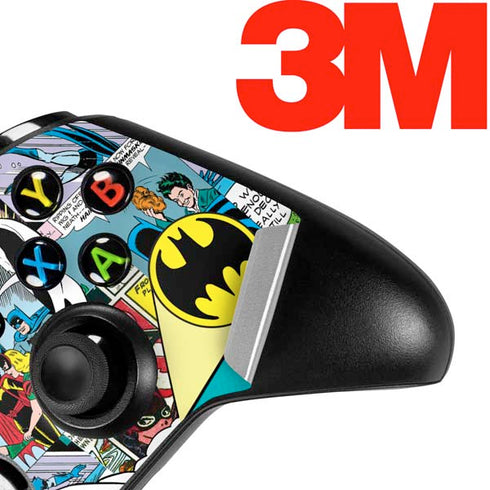 DC Comics Batman Vintage Pose Collage Art Xbox One X Controller Skin