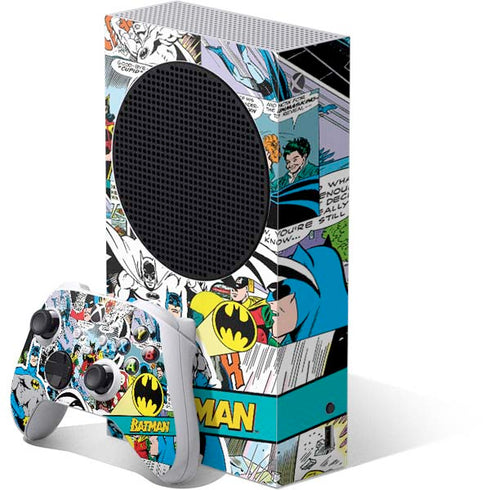 DC Comics Batman Vintage Pose Collage Art Xbox Series S Skins